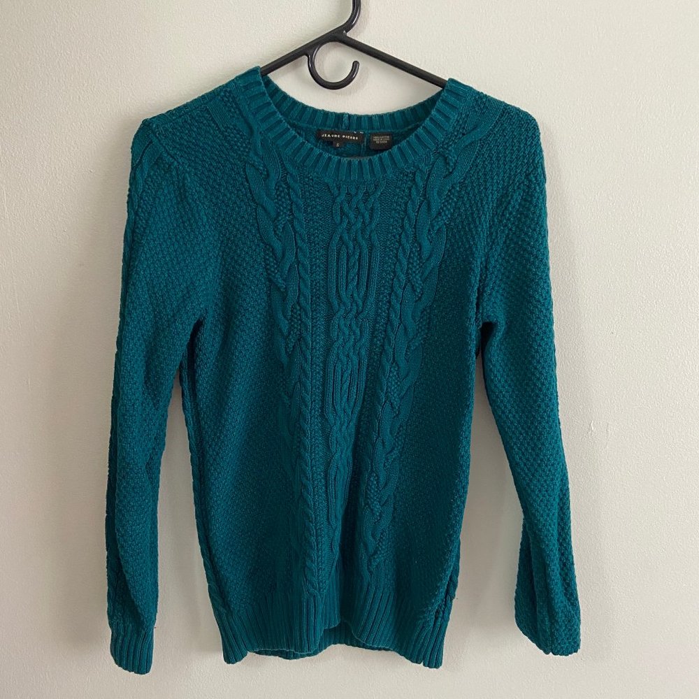 Dark teal sweater